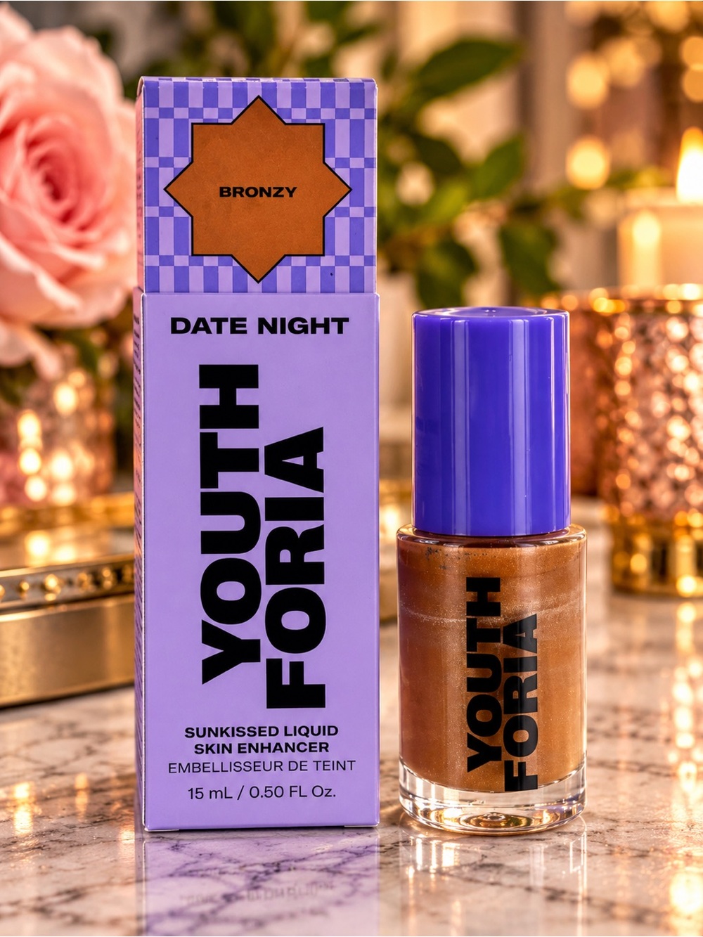 Youthforia Date Night Skin Enhancer Bronzy 15mL NEW